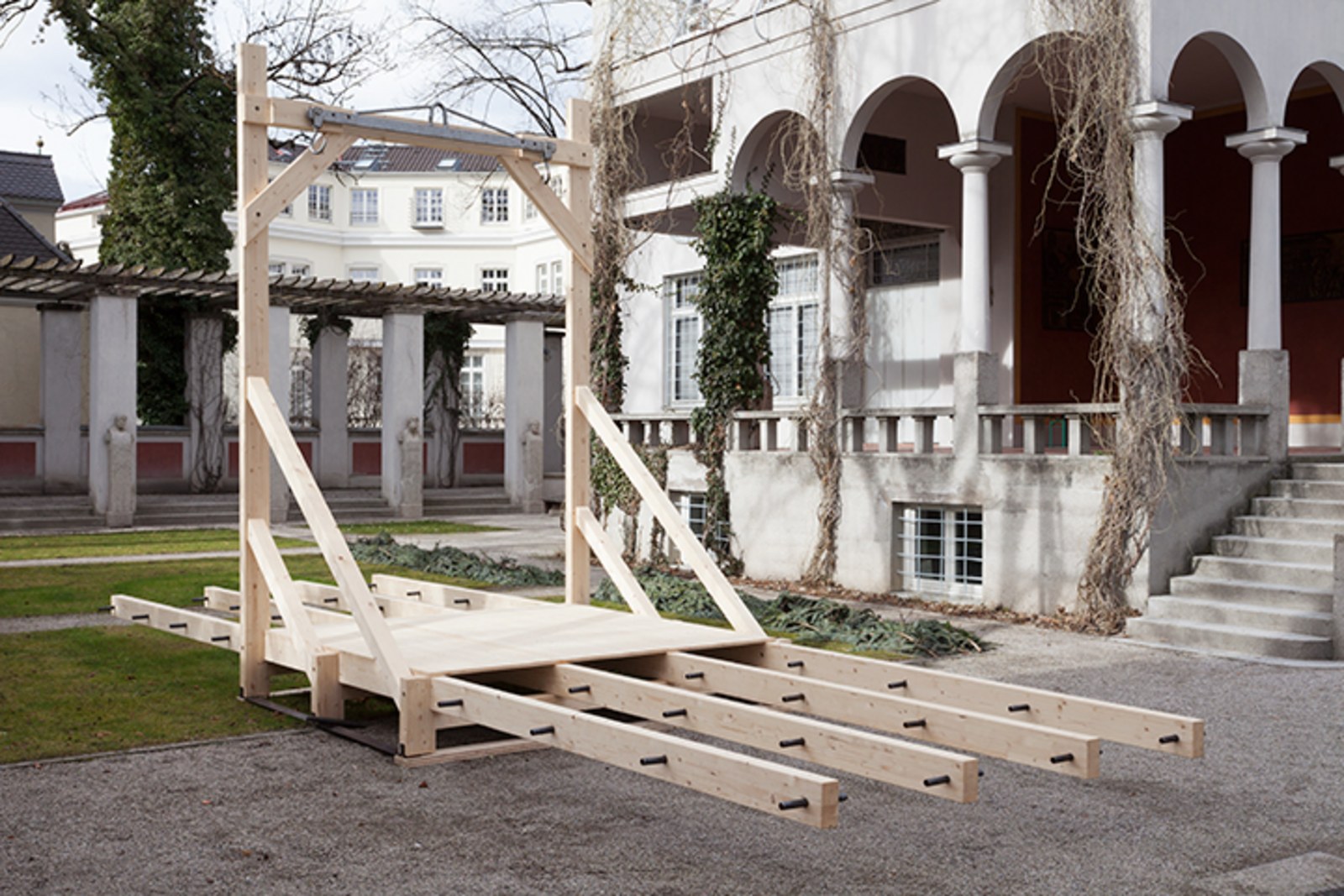 Installationsansicht Museum Villa Stuck, 2016, Foto: Katrin Schilling